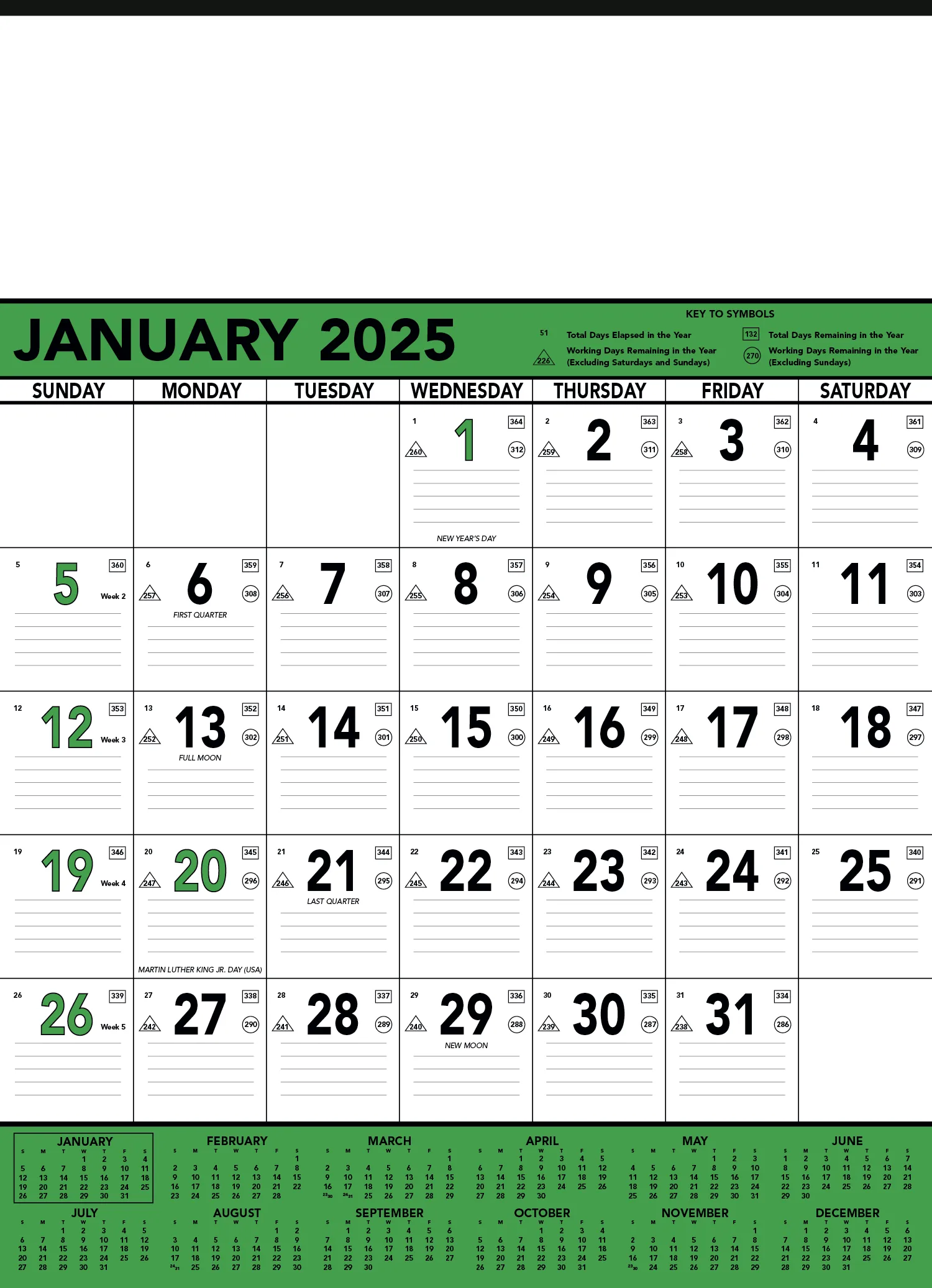 PR15395-Triumph-Calendars-Green-Black-Contractor-Memo.webp PR15395 Triumph Calendars Green Black Contractor Memo