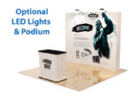 10ft Curve Velcro Fabric Pop Up Display - Trade Shows | PrintMagic