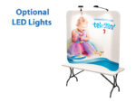 6ft Curve Tension Fabric Dispaly , Trade Show, Indoor | PrintMagic