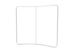 Curve Tension Fabric Display Frame - Trade Show -durable aluminum | PrintMagic