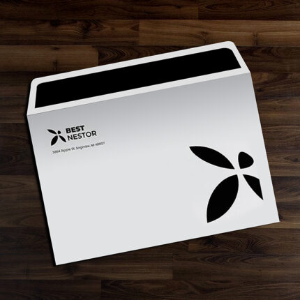 9″ x 12″ Envelopes | 9x12 Envelope Open on 12 Side Printing Front Only Side Flap with White Premium Opaque-70lb (Opaque Uncoated Text-70lb) paper stock | PrintMagic