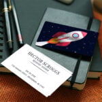 Akuafoil Business Cards | Akua Foil Business Cards Horizontal Education | PrintMagic