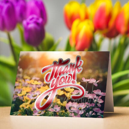 folded akuafoil greeting cards, folded aqufoil greeting cards, custom foil cards