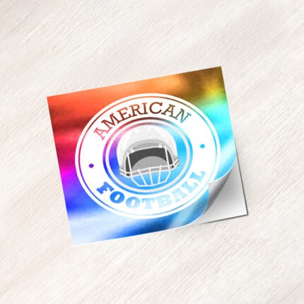 Akuafoil Sticker Premium Finish High End Holographic Durable Shimmery Smooth Luxury Cards | Printmagic