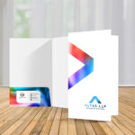 Akuafoil Presentation Folders BC Slit Left Pocket Business Meeting Professionals | Printmagic