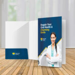 Akuafoil Presentation Folders Left Pocket Business Meeting Professionals Dental Hospital | Printmagic
