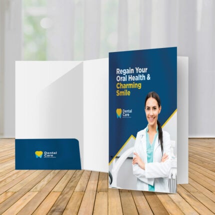 Akuafoil Presentation Folders Left Pocket Business Meeting Professionals Dental Hospital | Printmagic