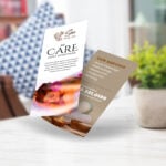 Akuafoil Rack Cards spa beauty health premium stock both sides multi color foils | Printmagic