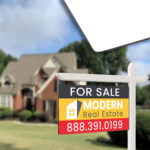 Aluminum Sandwich Board Real Estate Educational Signs Display | PrintMagic