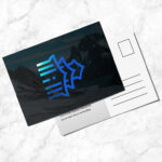 Foil Postcards | Draw attention to call to action With Blue Foil | PrintMagic