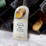 Bottle Neck Pearl Metallic Hang Tags Special Occasion Gifting tags events celebration appreciation | Printmagic