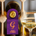Bottleneck Hangtags Copper foil special finishes mettalic premium product branding wine beer | Printmagic