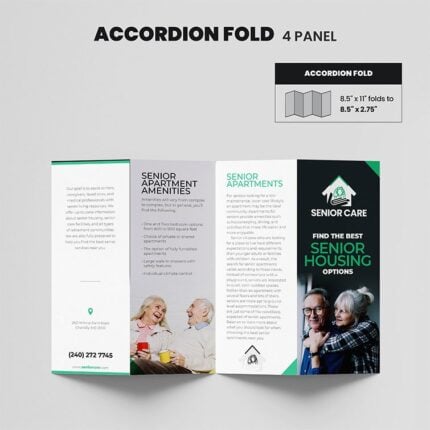 Print Products | Fold Option: Accordion-Fold for Brochures