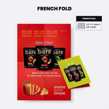 Print Products | Fold Option: French-Fold for Brochures