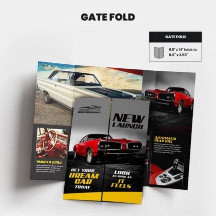 Print Products | Fold Option: Gate-Fold for Brochures