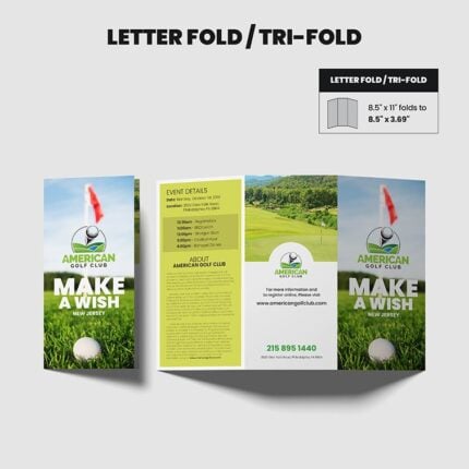 Brochure Tri Fold Printing, Letter Fold Print
