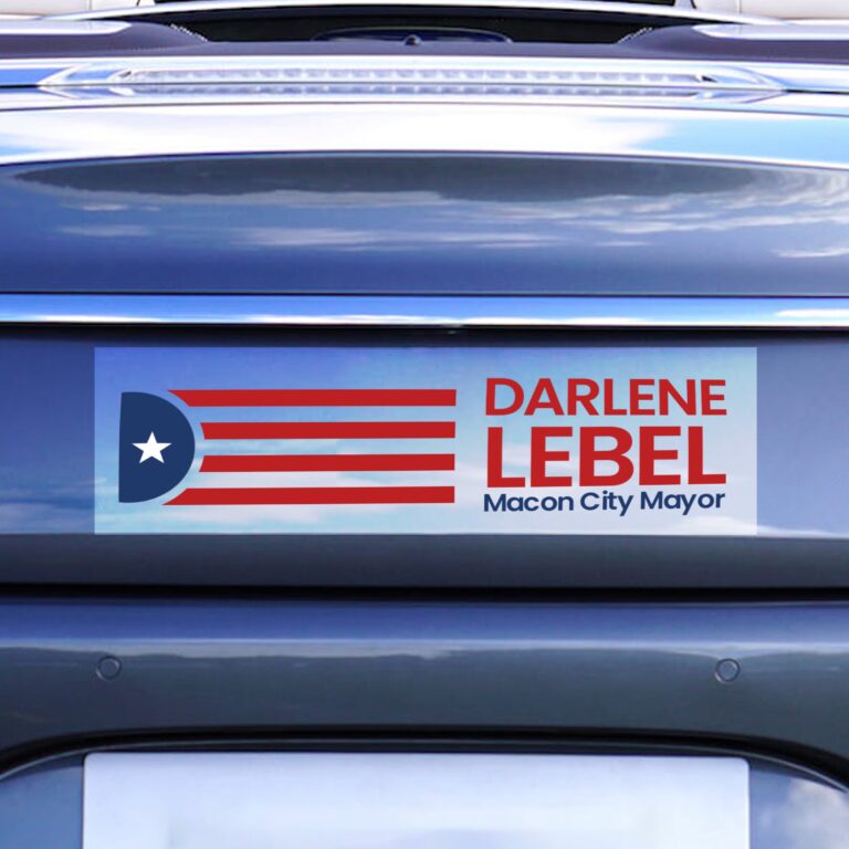 Political Printing 13 Professional Automotive Bumper Stickers With Vinyl Matte Stickers for Every Campaign - Political Stickers