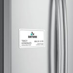 Business Card Magnets | Business Card Magnet Rounded Corners Horizontal Service Industry | PrintMagic