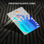 Plastic Business Cards | Horizontal Rectangle Rounded Corners Opaque Frosted Real Estate Home Décor Plastic Card | PrintMagic