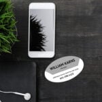 Oval Stickers Business Card Stickers Printing | PrintMagic