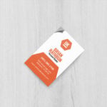 Vertical Business Card tickers Printing | PrintMagic