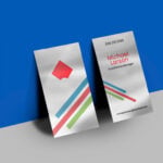 Pearl Metallic Business Cards | Business Cards Pearl Metallic Paper Vertical Service Provider Shimmering Cards | PrintMagic