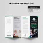 Business Flyers Accordion Fold 4 Panel Restaurant Coupon Spa Educational Events Branding Promotions Quick and Easy High Quality Premium Stock Affordable Printing | Printmagic