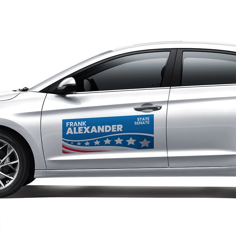 Political Printing 10 car magnets, custom car magnets cheap, personal car magnets, custom printed car magnets,