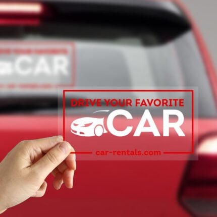 Car Window Clear Decal | Clear Static Cling 8mil color On Front Side Clear Vehicle Decals | Print Magic