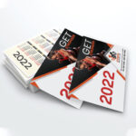 Vertical Rectangle Card Calendar Printing | PrintMagic