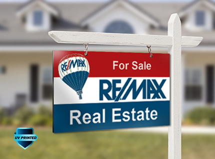 Custom Aluminum Sandwich Board long-term outdoor and indoor use - printed on vinyl with UV ink and mounted | PrintMagic