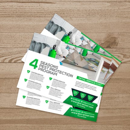 Custom Sales Sheet Horizontal Rectangle data sheet services real estate restaurants technical sheets product info presentation cost effective marketing promotion Sales Kits | PrintMagic