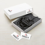 Custom Stickers | Horizontal Rectangle shape Printed Front side with Vinyl Matte Sticker (4mil Vinyl Matte) Paper Stock and Custom Stickers for your own cloth brand packaging | PrintMagic
