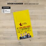 Printing Door Hangers, Die Cut Business Door Hangers