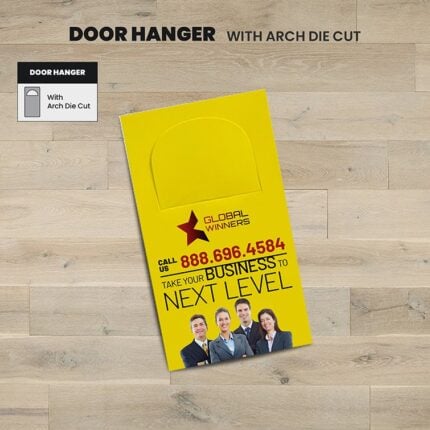 Printing Door Hangers, Die Cut Business Door Hangers