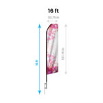 Econo Feather Flag Marketing displays printed on durable Polyester fabric | Printmagic