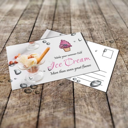 Endurace Postcards Horizontal Rectangle Promotion Marketing Waterproof thick stock | Printmagic
