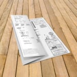 Engineer Fold Brochure - Architects, Real Estate Designers, Layout Map Planning, Commercial & Residential Civil Manufacturing, Tri-Fold Brochure | PrintMagic