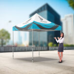 Event Tent 10x10 Trade Show Exhibits Party Elections Signage Pop Up Canopy Gazebo Custom With Carry Bags Events Branding Promotion Affordable