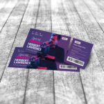 Event Ticket Perforation 2inch from Right | PrintMagic