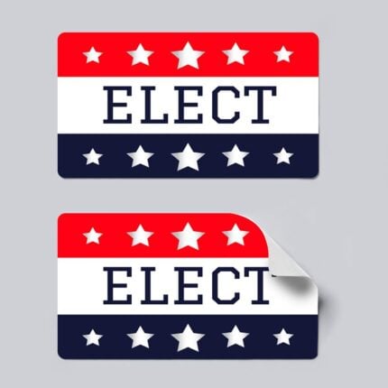 republican stickers, Political Stickers Printing, Popular Political Stickers, Vinyl Matte Sticker