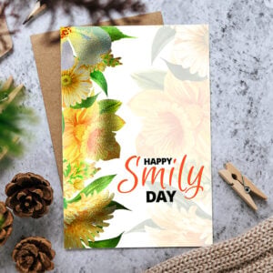 Vertical Flat Akuafoil Greeting Cards | Printmagic