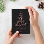 Rose Gold Invitation Cards | Weddings, Engagements, Holiday Invites | Premium Foil Invitation Cards | Rose Gold Foil Invitation Cards with Envelopes | Foil Invitation Card Printing