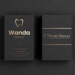 foil business cards | Foil Business Cards printing | Specialized Business Cards With Foil On Front Standard Uncoated And Gold Finish | Print Magic