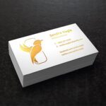 Business Card Glod Foil Designer | Foil Business Cards printing | Specialized Business Cards With Glod Foil On Front | Print Magic