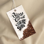 Black Foil Hang Tags |Custom Black Foil Hang Tags with silk lamination and Spot UV coating | Custom Black Foil Rectangle Hang Tags | Black Colored Premium Hang Tags| Hang Tag Printing | PrintMagic
