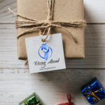 Blue Foil Hang Tags | Custom Blue Foil Hang Tags with silk lamination and Spot UV coating | Custom Blue Foil Rectangle Hang Tags | Blue Colored Premium Hang Tags| Hang Tag Printing | PrintMagic