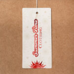 Red Foil Hang Tags | Custom Red Foil Hang Tags with silk lamination and Spot UV coating | Custom Red Foil Rectangle Hang Tags | Red Colored Premium Hang Tags | Hang Tag Printing | PrintMagic