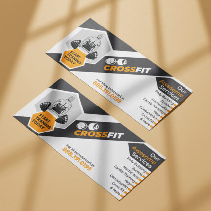Horizontal Pearl Metallic Rack Card premium quality cardstock | PrintMagic