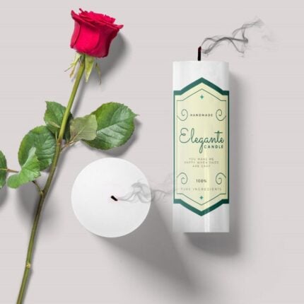 candle labels | Candle Labels Printing | Popular Candle Labels With White BOPP Paper And Unwind Direction Top Of Copy | Print Magic
